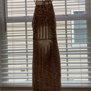 Champagne sequence dress